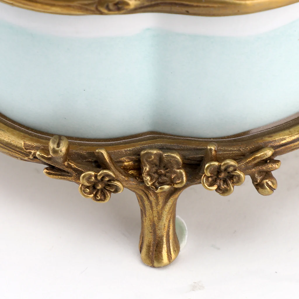 Danny's Fine Porcelain Porcelain Box With Bronze Ormolu And Bird Top - Garden Of Life 60411 - Image 14