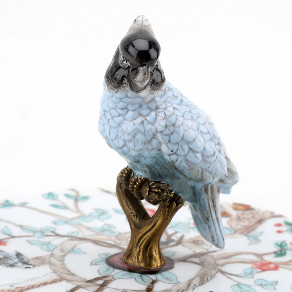 Danny's Fine Porcelain Porcelain Box With Bronze Ormolu And Bird Top - Garden Of Life 60411 - Image 15