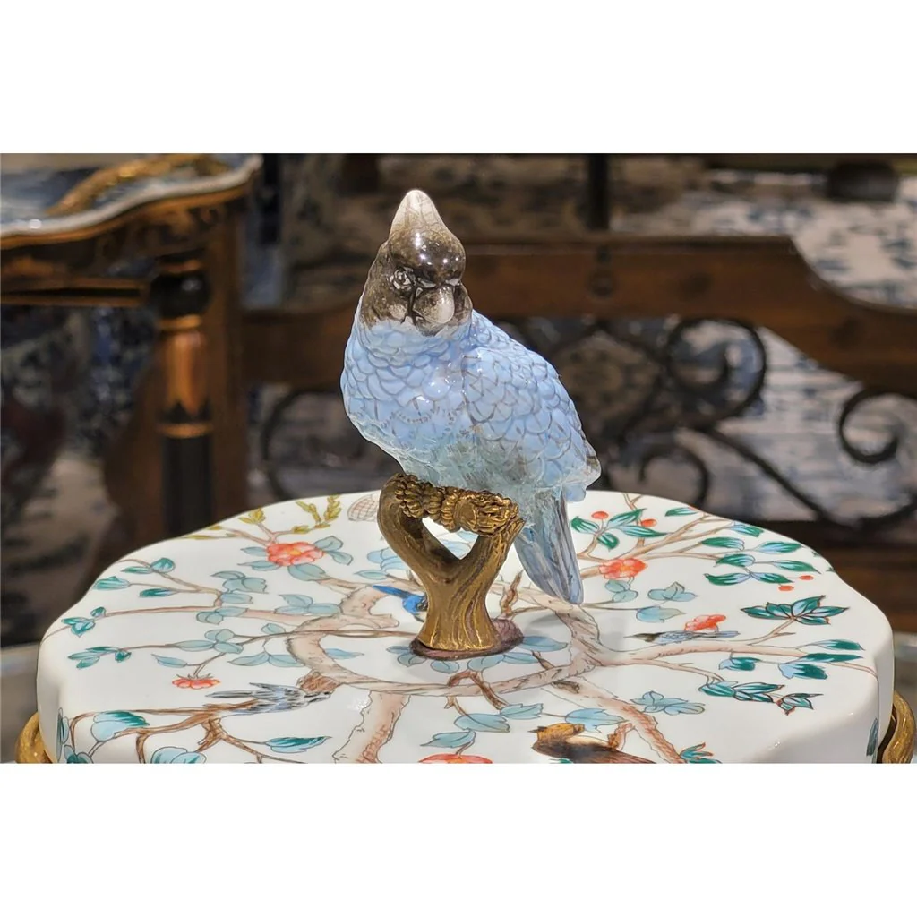 Danny's Fine Porcelain Porcelain Box With Bronze Ormolu And Bird Top - Garden Of Life 60411 - Image 21