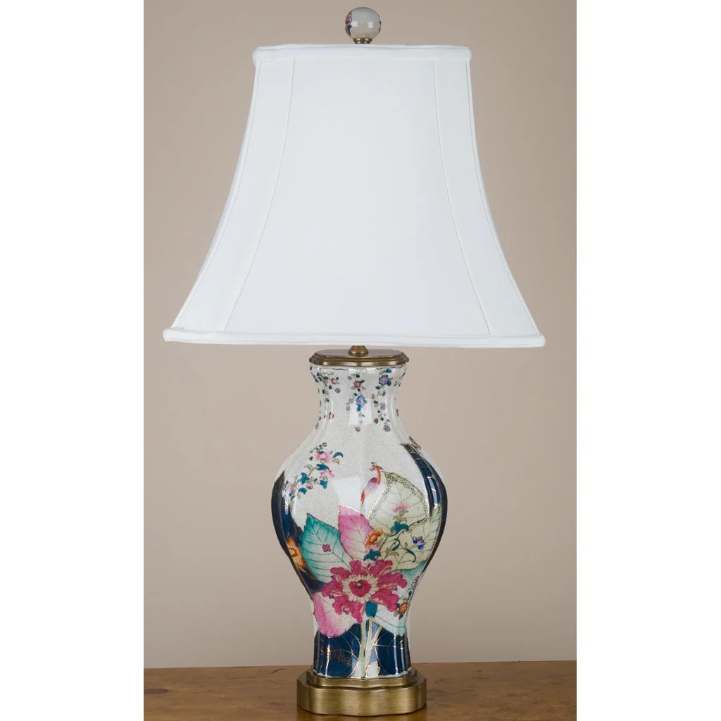 Danny's Fine Porcelain Porcelain Lamp- Tobacco Leaf (125-16-Be) 60287-LG - Image 10
