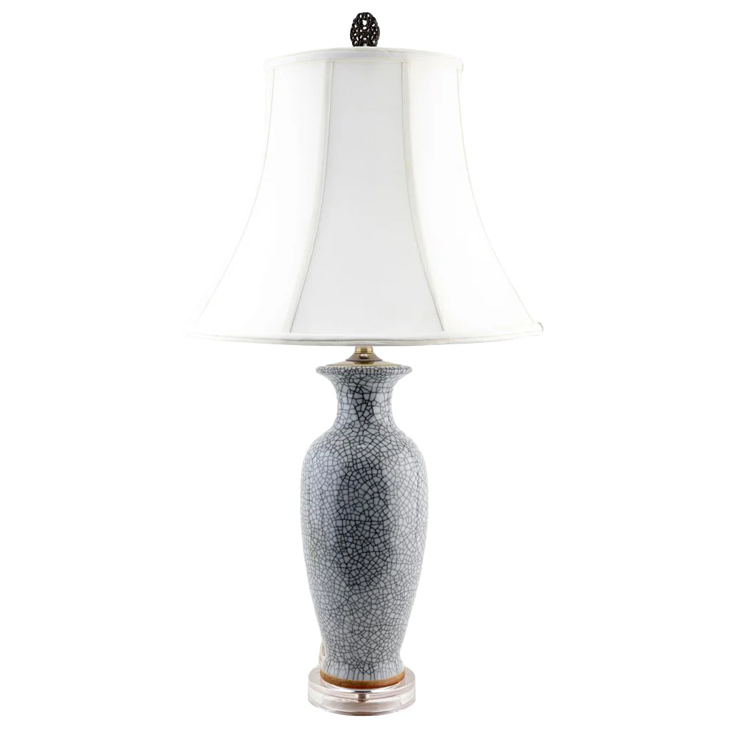 Danny's Fine Porcelain Porcelain Lamp -White And Black Crackle (Special Price) 51080-LA - Image 8