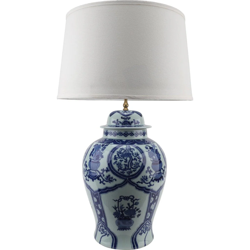 Danny's Fine Porcelain PORCELAIN LAMP WITH SHADE 60498-L - Image 2