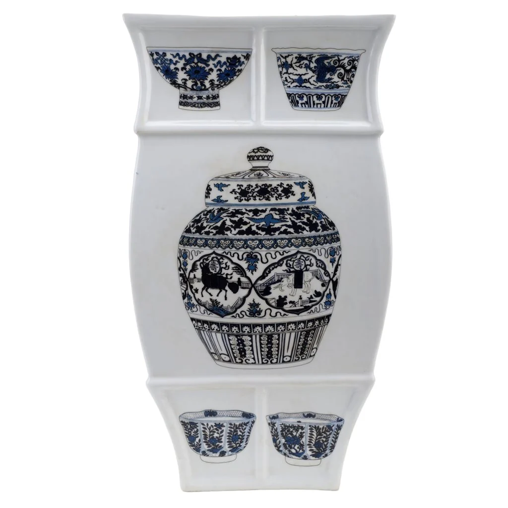 Danny's Fine Porcelain Porcelain Rectangular Vase - [Limited Edition] 60436