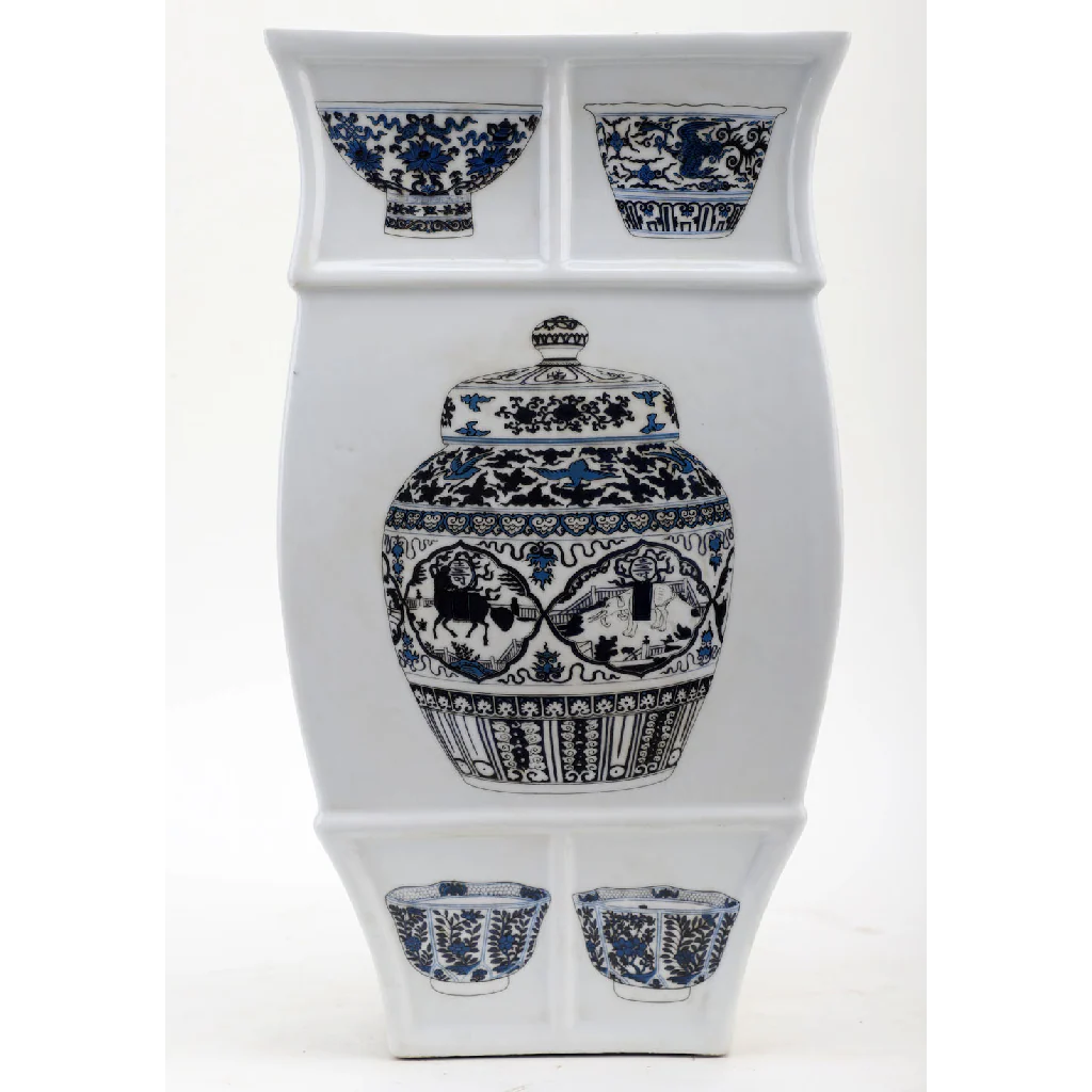 Danny's Fine Porcelain Porcelain Rectangular Vase - [Limited Edition] 60436 - Image 2
