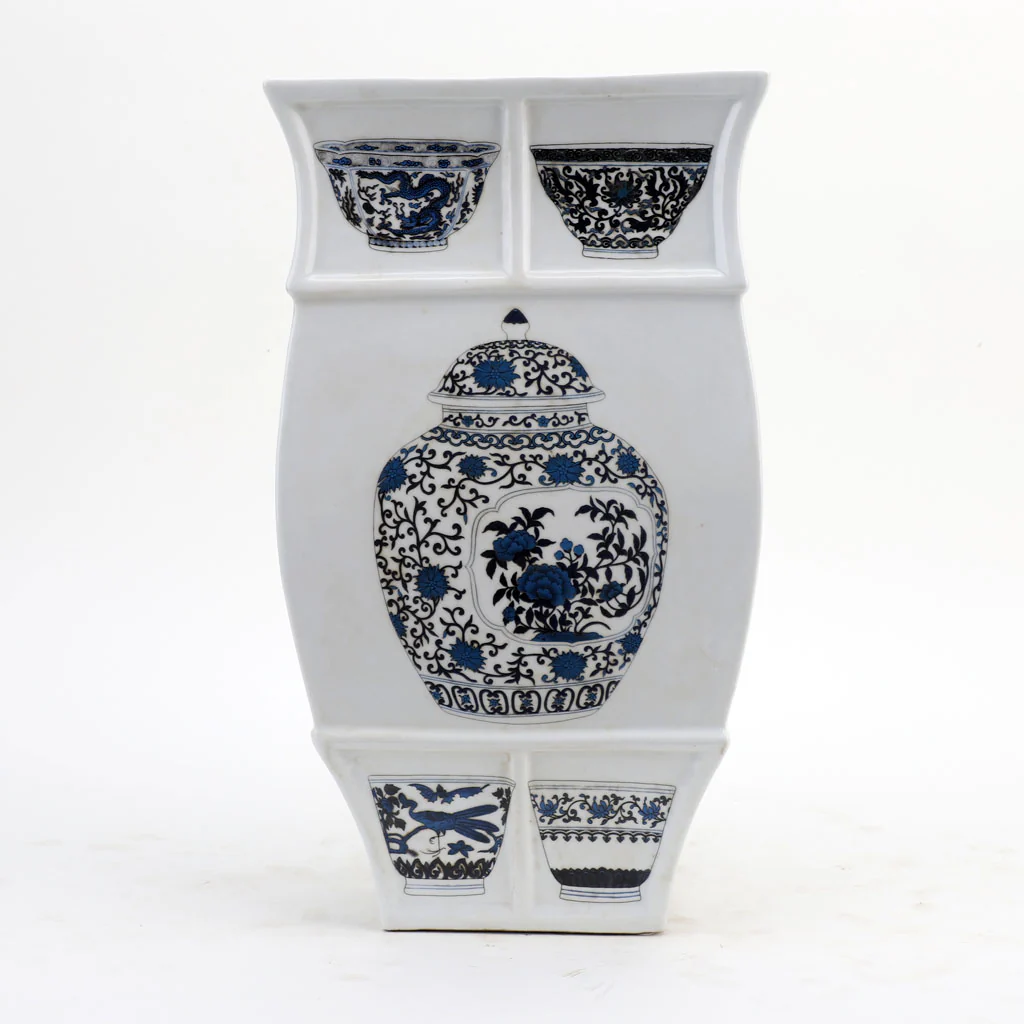 Danny's Fine Porcelain Porcelain Rectangular Vase - [Limited Edition] 60436 - Image 4