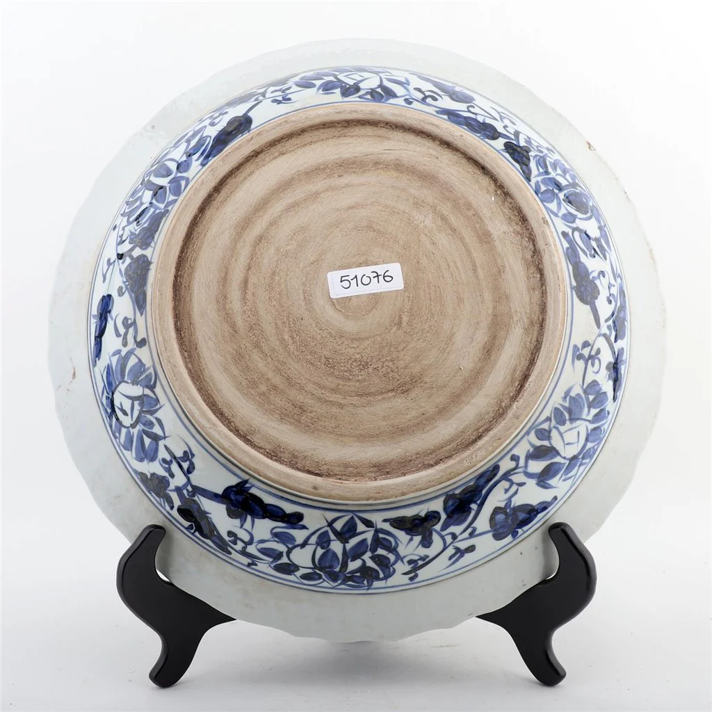 Danny's Fine Porcelain Porcelain Round Platter - Blue And White Tree 51076 - Image 7