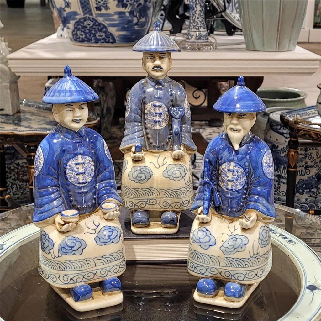 Danny's Fine Porcelain Qing Royal Figure - Set Of 3 41188 - Image 3