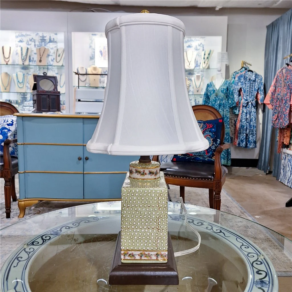 Danny's Fine Porcelain Rect. Jar Lamp -Dotty(312-10-Be) 14071-L - Image 5