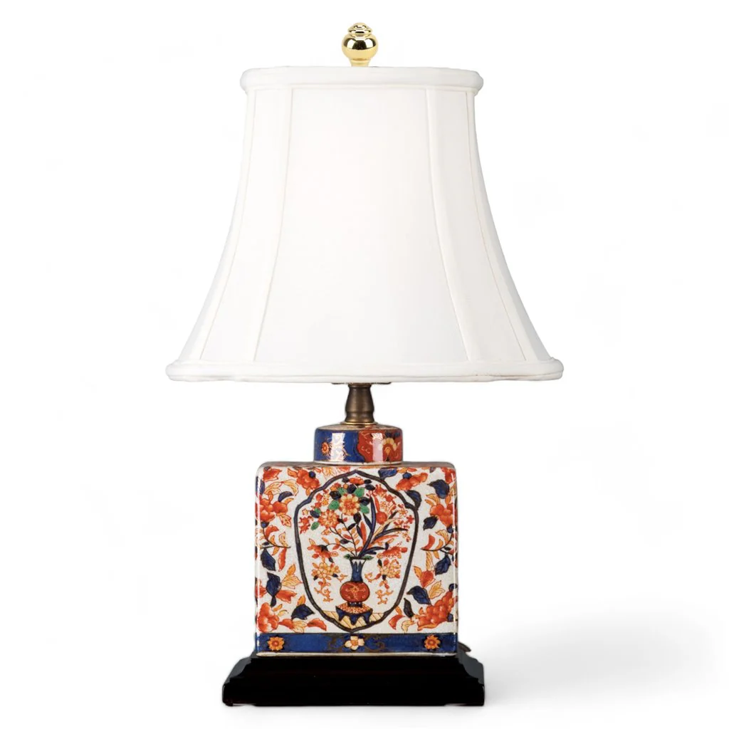Danny's Fine Porcelain Rectangular Jar Lamp - Imari(312-10-Be) 14056-L