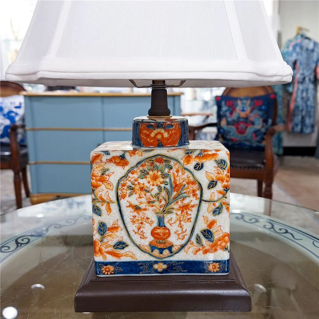Danny's Fine Porcelain Rectangular Jar Lamp - Imari(312-10-Be) 14056-L - Image 6