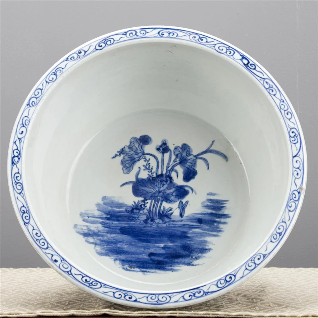 Danny's Fine Porcelain Round Basin- Blue And White(Classic) 50355 - Image 8