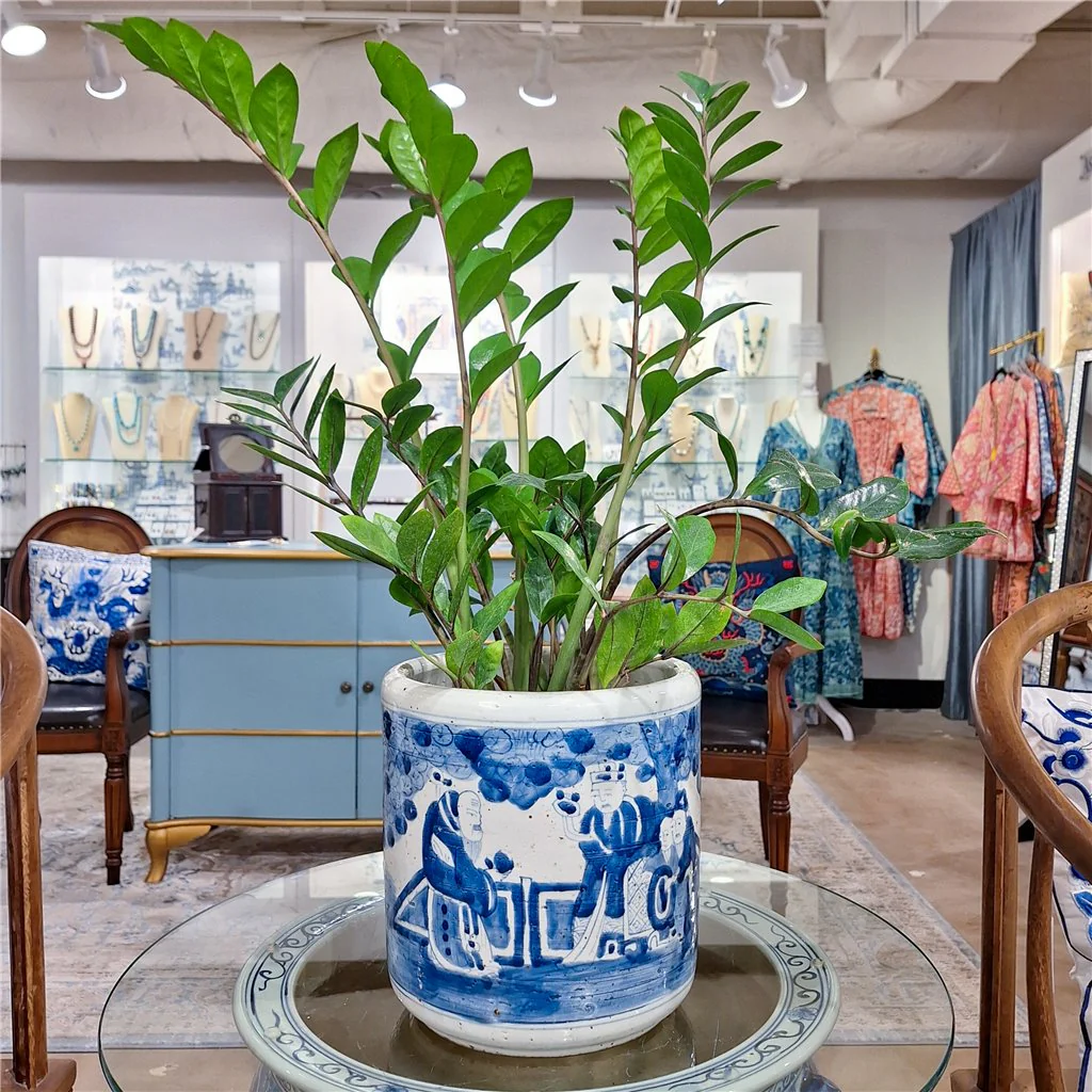 Danny's Fine Porcelain Round Bucket-Classic Blue And White 50440 - Image 6