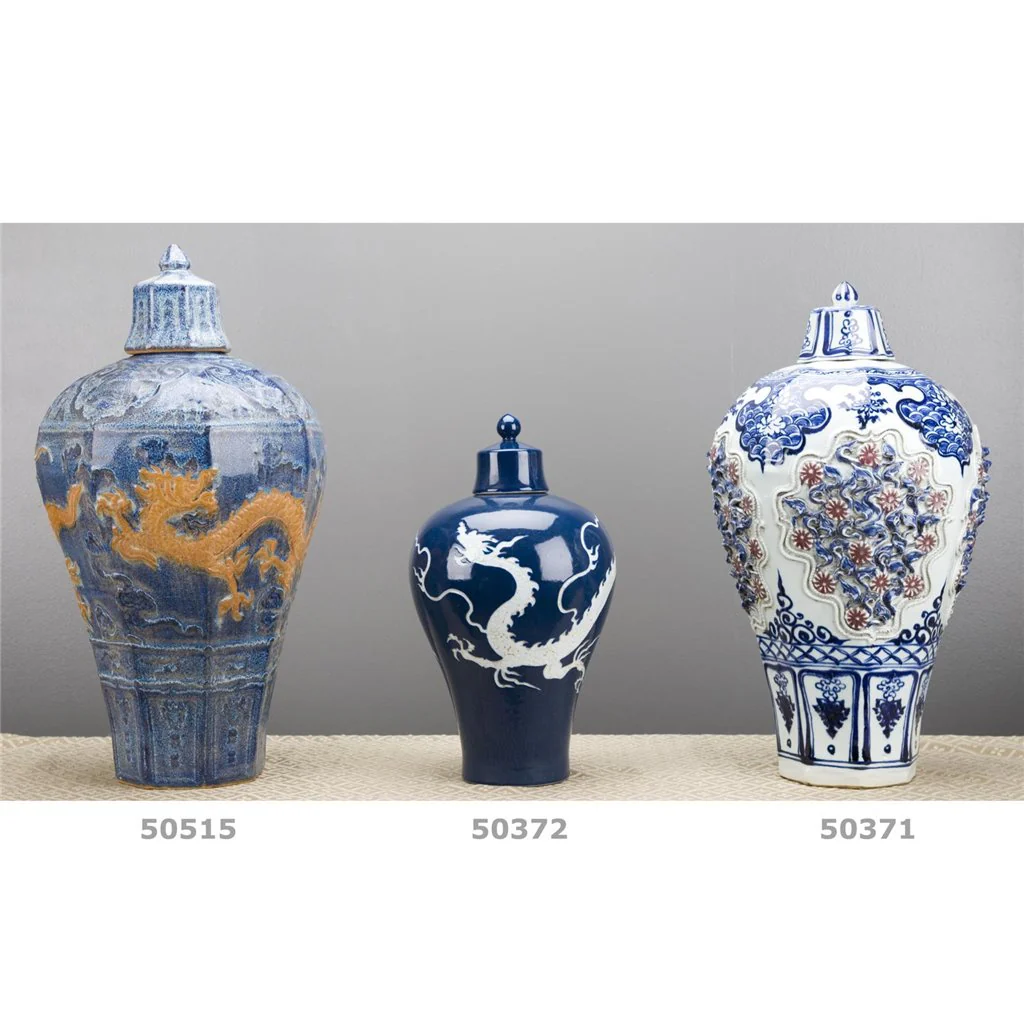 Danny's Fine Porcelain Round Jar With Dragon 50372 - Image 7