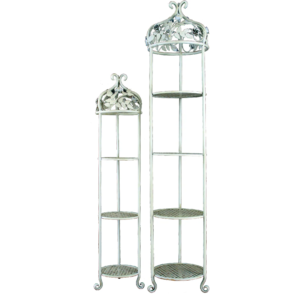 Danny's Fine Porcelain Set/2 Plate Rack-White Rose (1 Set) 70102