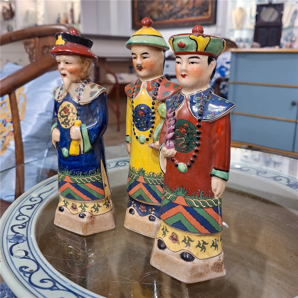Danny's Fine Porcelain SMALL SET 3 MEN-PAINTED COLOR 41274 - Image 15