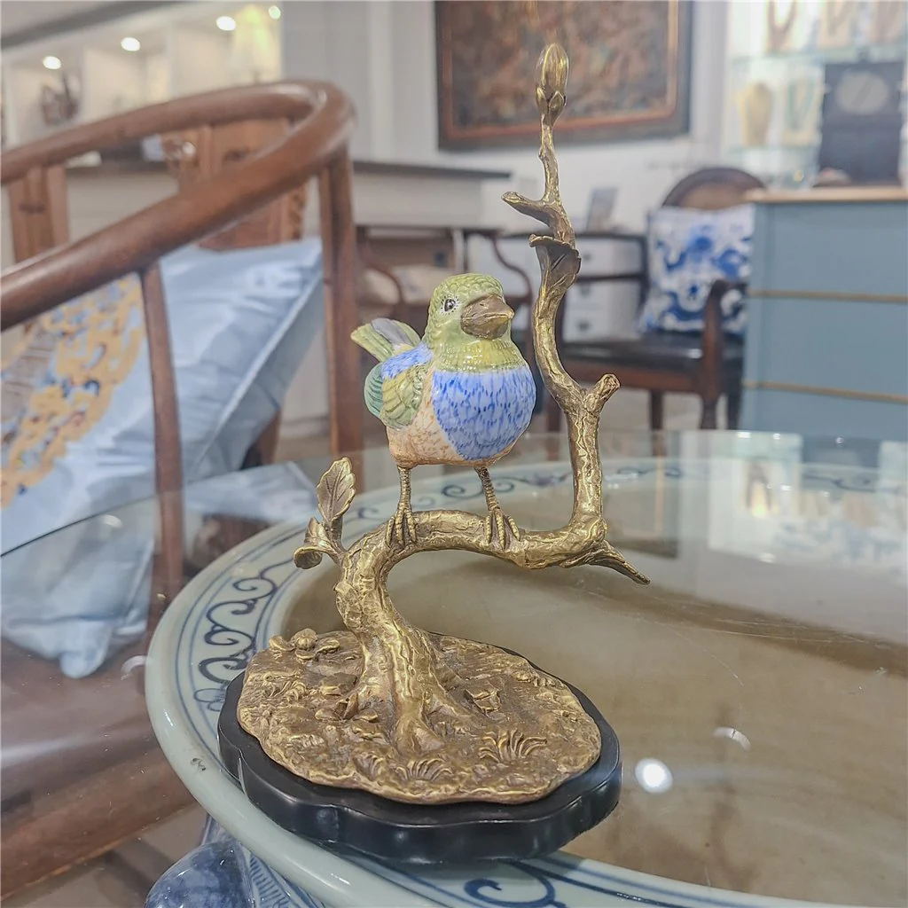 Danny's Fine Porcelain Song Bird With Bronze 61003 - Image 10