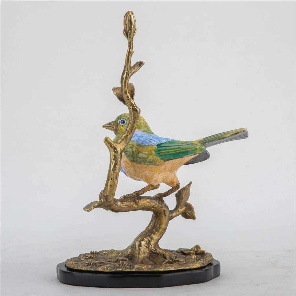 Danny's Fine Porcelain Song Bird With Bronze 61003 - Image 5