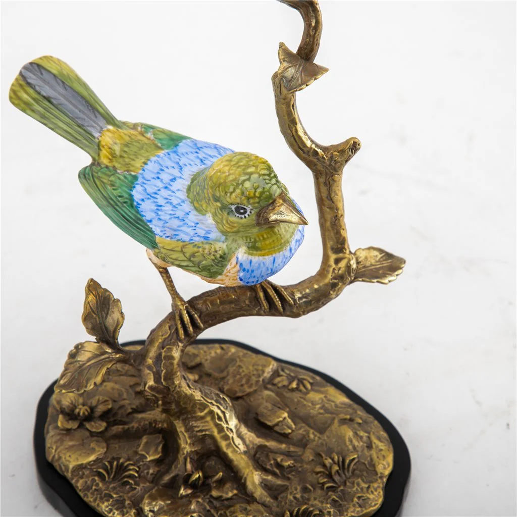 Danny's Fine Porcelain Song Bird With Bronze 61003 - Image 7