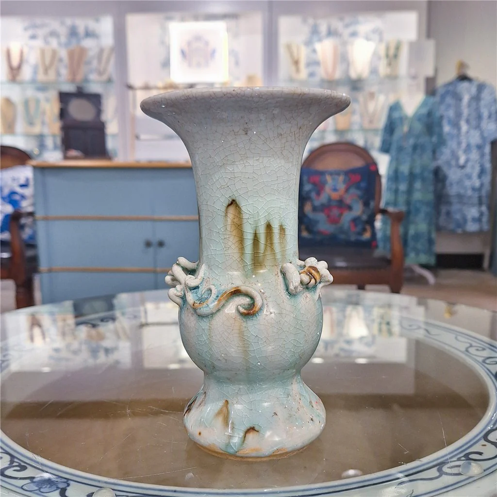 Danny's Fine Porcelain Sq Vase - Blue And White Bird 50927 - Image 10