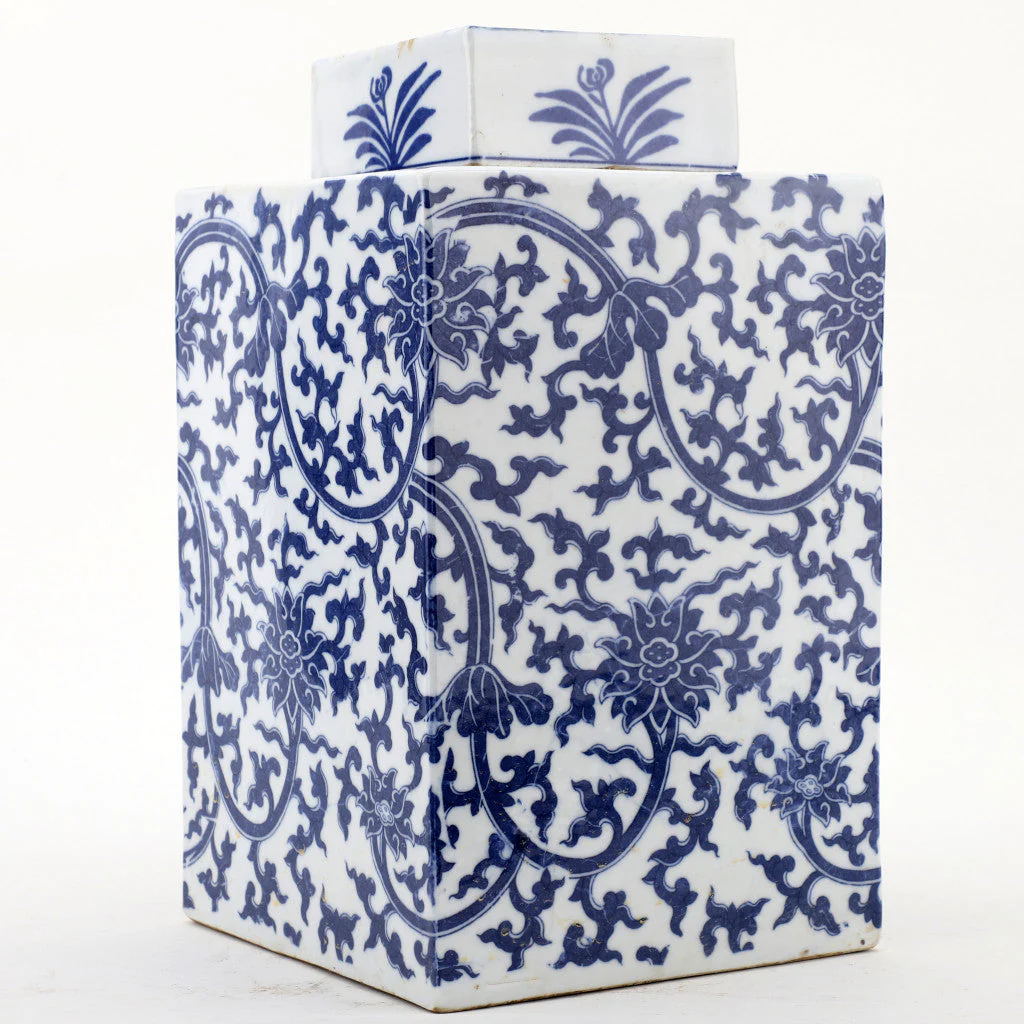 Danny's Fine Porcelain Square Lidded Jar 50792 - Image 2