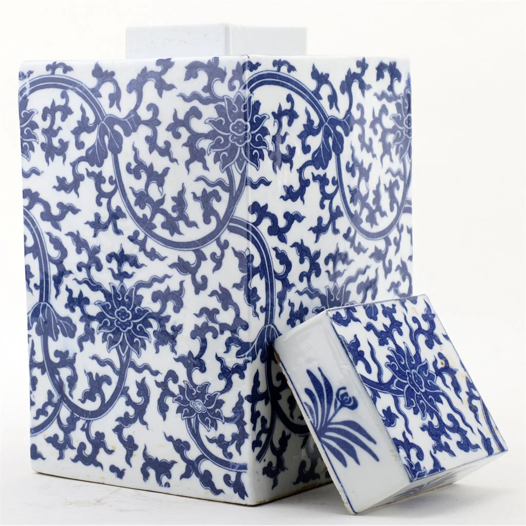Danny's Fine Porcelain Square Lidded Jar 50792 - Image 4