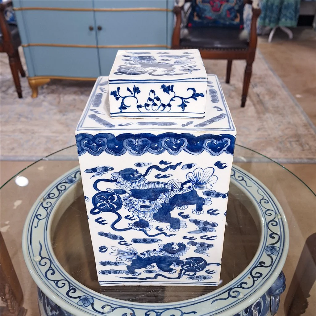 Danny's Fine Porcelain Square Lidded Jar 50793 - Image 12