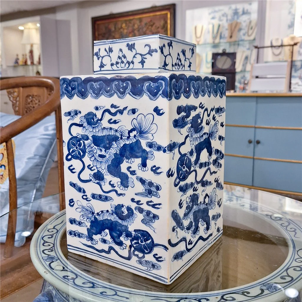 Danny's Fine Porcelain Square Lidded Jar 50793 - Image 13