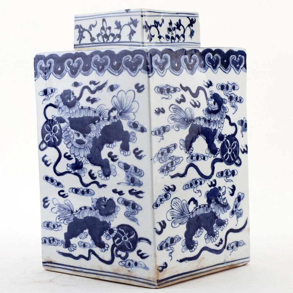 Danny's Fine Porcelain Square Lidded Jar 50793 - Image 3