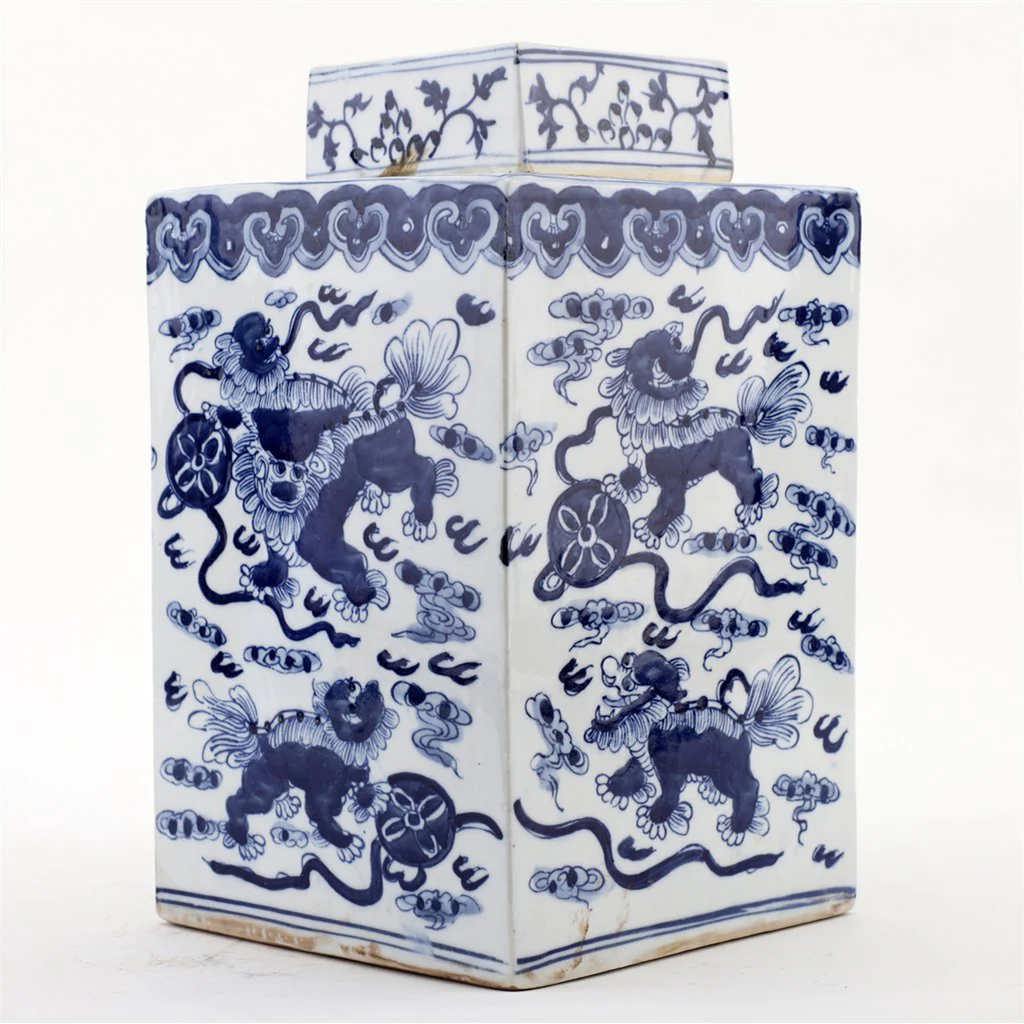 Danny's Fine Porcelain Square Lidded Jar 50793 - Image 4