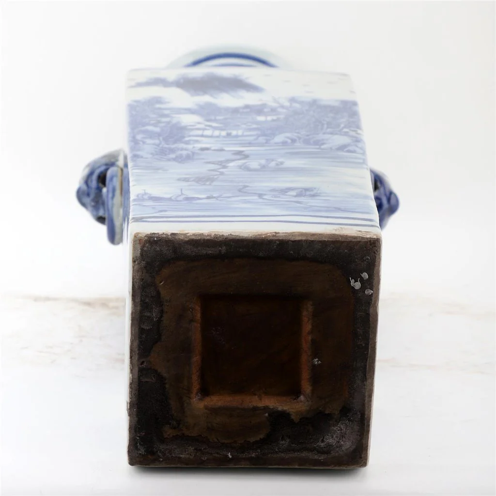 Danny's Fine Porcelain Square Tall Vase - Scenery 50763 - Image 7