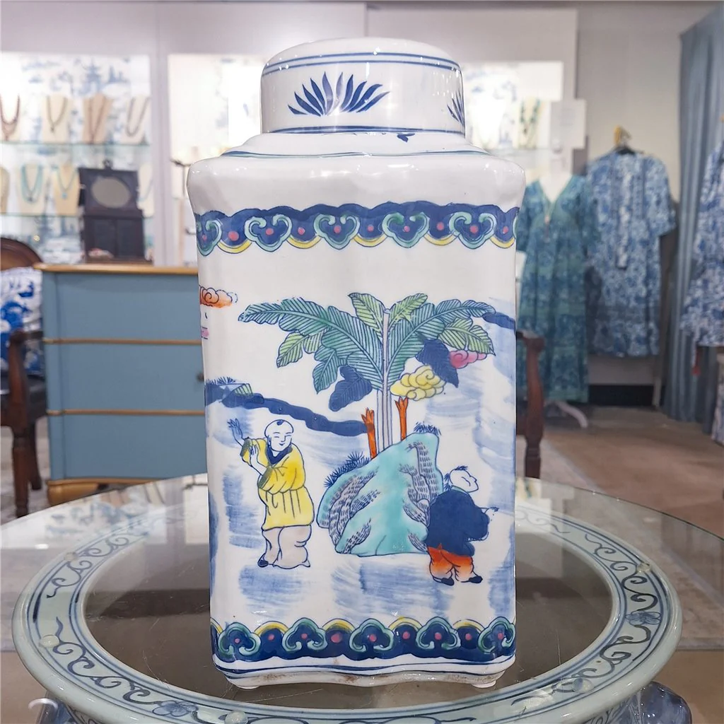 Danny's Fine Porcelain Tea Jar - Multi-Color Children And Ladies 50979 - Image 12