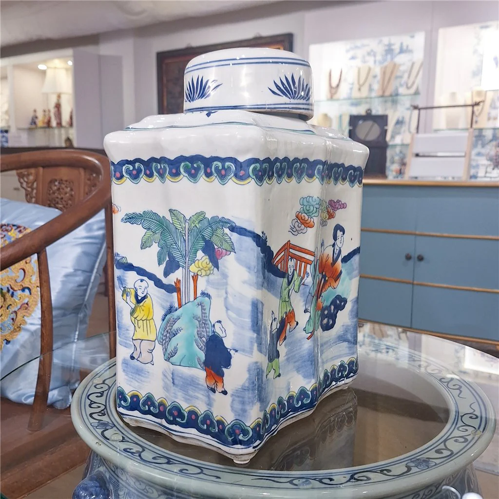 Danny's Fine Porcelain Tea Jar - Multi-Color Children And Ladies 50979 - Image 13
