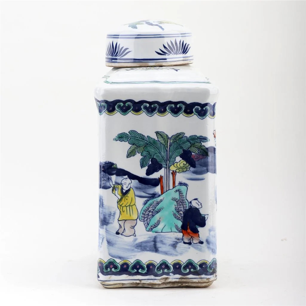 Danny's Fine Porcelain Tea Jar - Multi-Color Children And Ladies 50979 - Image 6