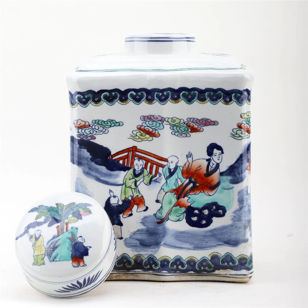 Danny's Fine Porcelain Tea Jar - Multi-Color Children And Ladies 50979 - Image 8