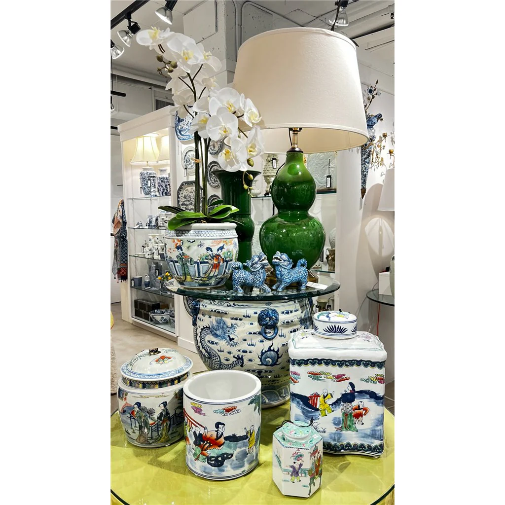 Danny's Fine Porcelain Tea Jar - Multi-Color Children And Ladies 50979 - Image 9