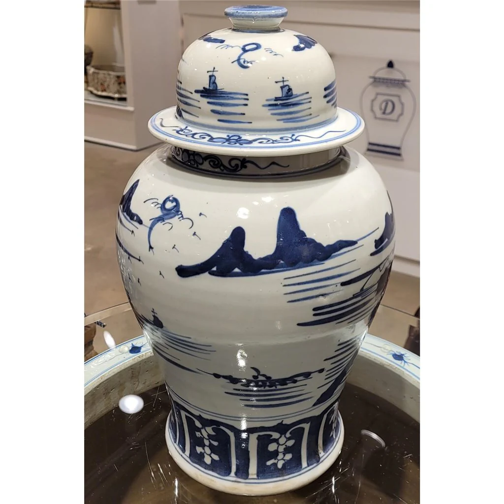 Danny's Fine Porcelain Temple Jar 50631 - Image 8