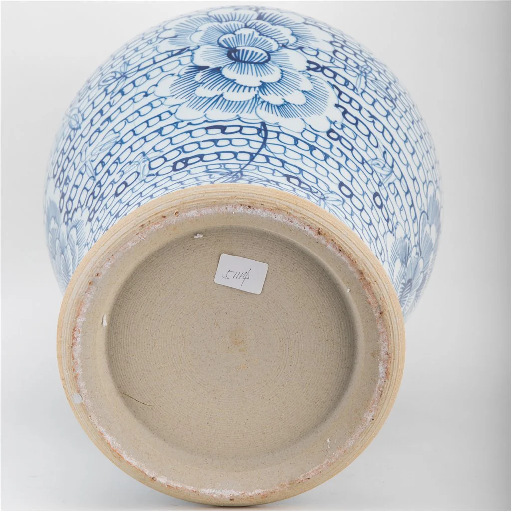 Danny's Fine Porcelain Temple Jar Blue And White Flower 51114 - Image 11
