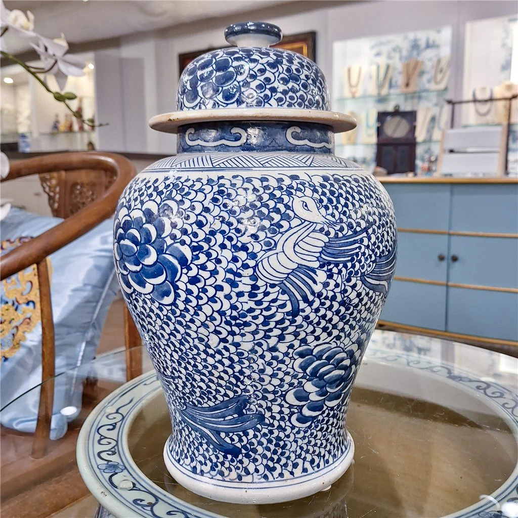 Danny's Fine Porcelain Temple Jar - Phoenix 50859 - Image 12