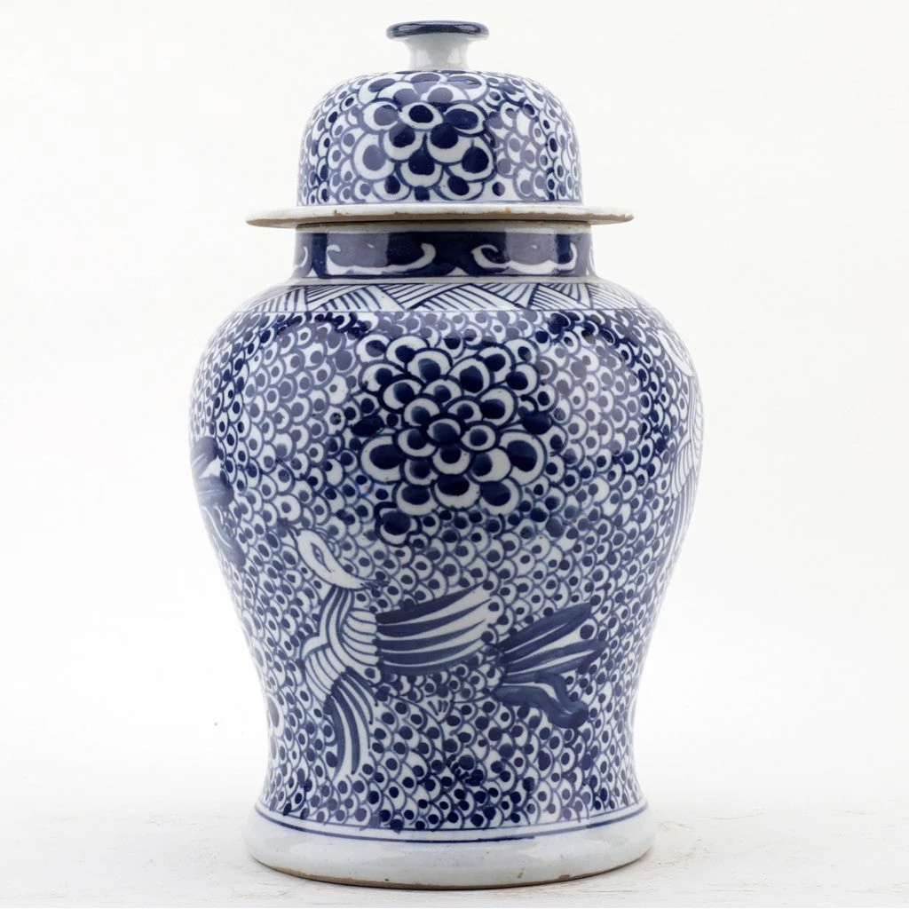 Danny's Fine Porcelain Temple Jar - Phoenix 50859 - Image 4