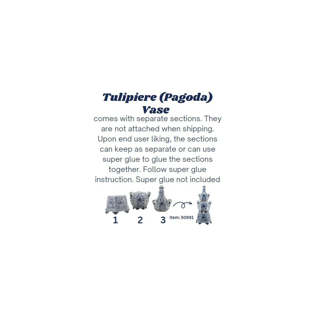 Danny's Fine Porcelain Tulipere Hexagonal 50991 - Image 9