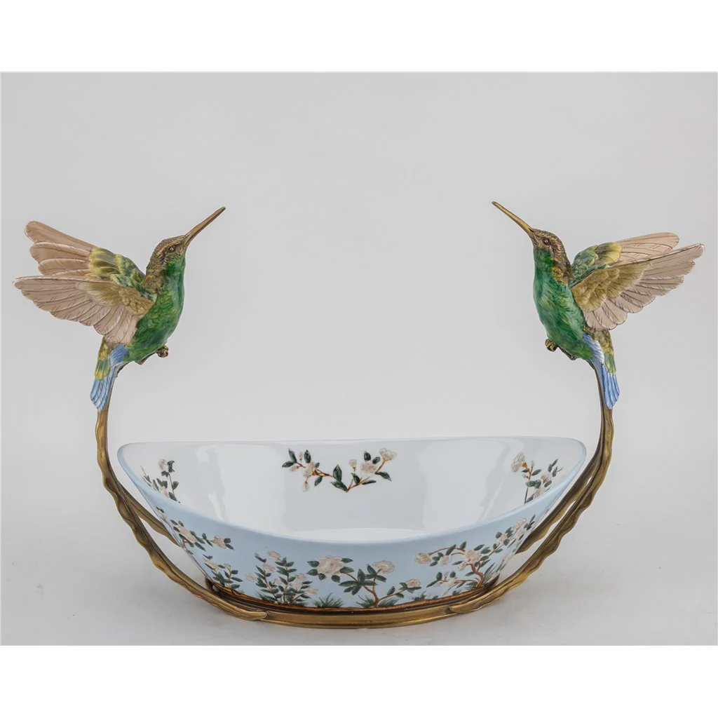 Danny's Fine Porcelain Twin Hummingbird Basin - Singing Jasmine 61000 - Image 10