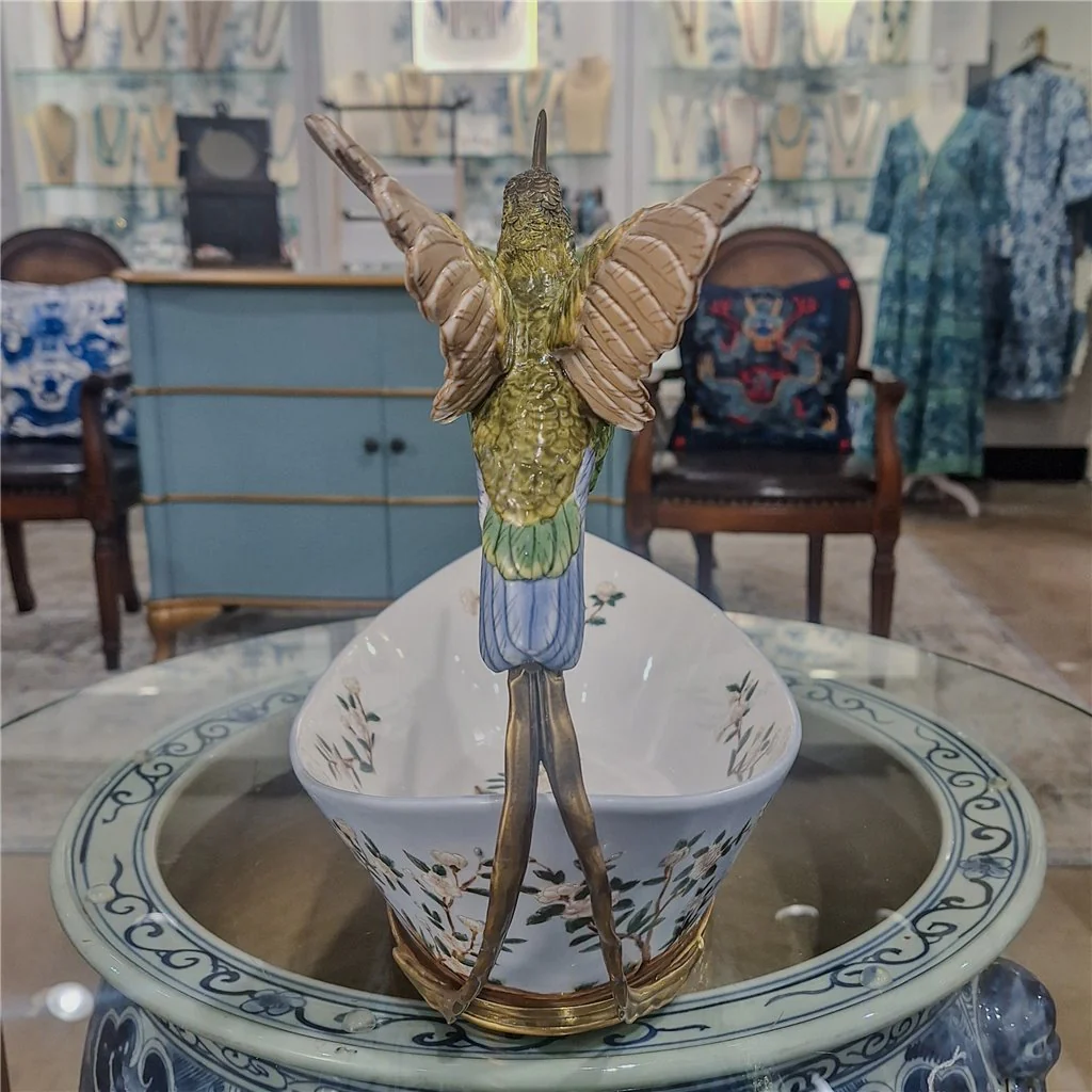 Danny's Fine Porcelain Twin Hummingbird Basin - Singing Jasmine 61000 - Image 19