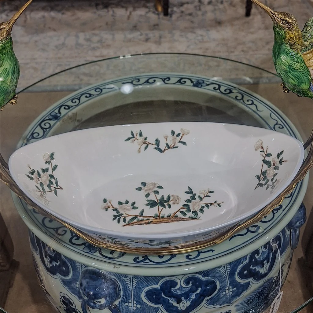 Danny's Fine Porcelain Twin Hummingbird Basin - Singing Jasmine 61000 - Image 21