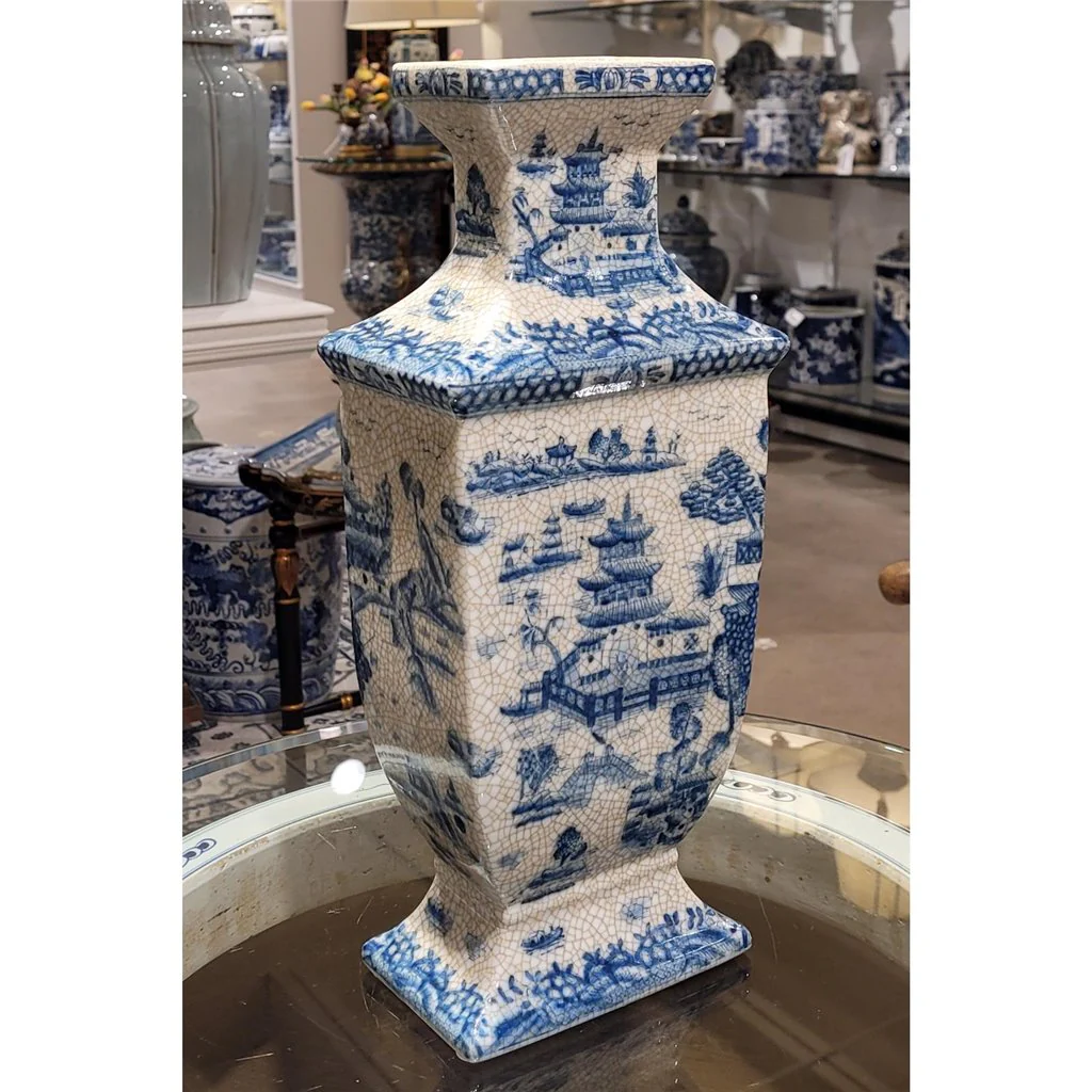 Danny's Fine Porcelain Vase - Blue Willow 60254 - Image 5