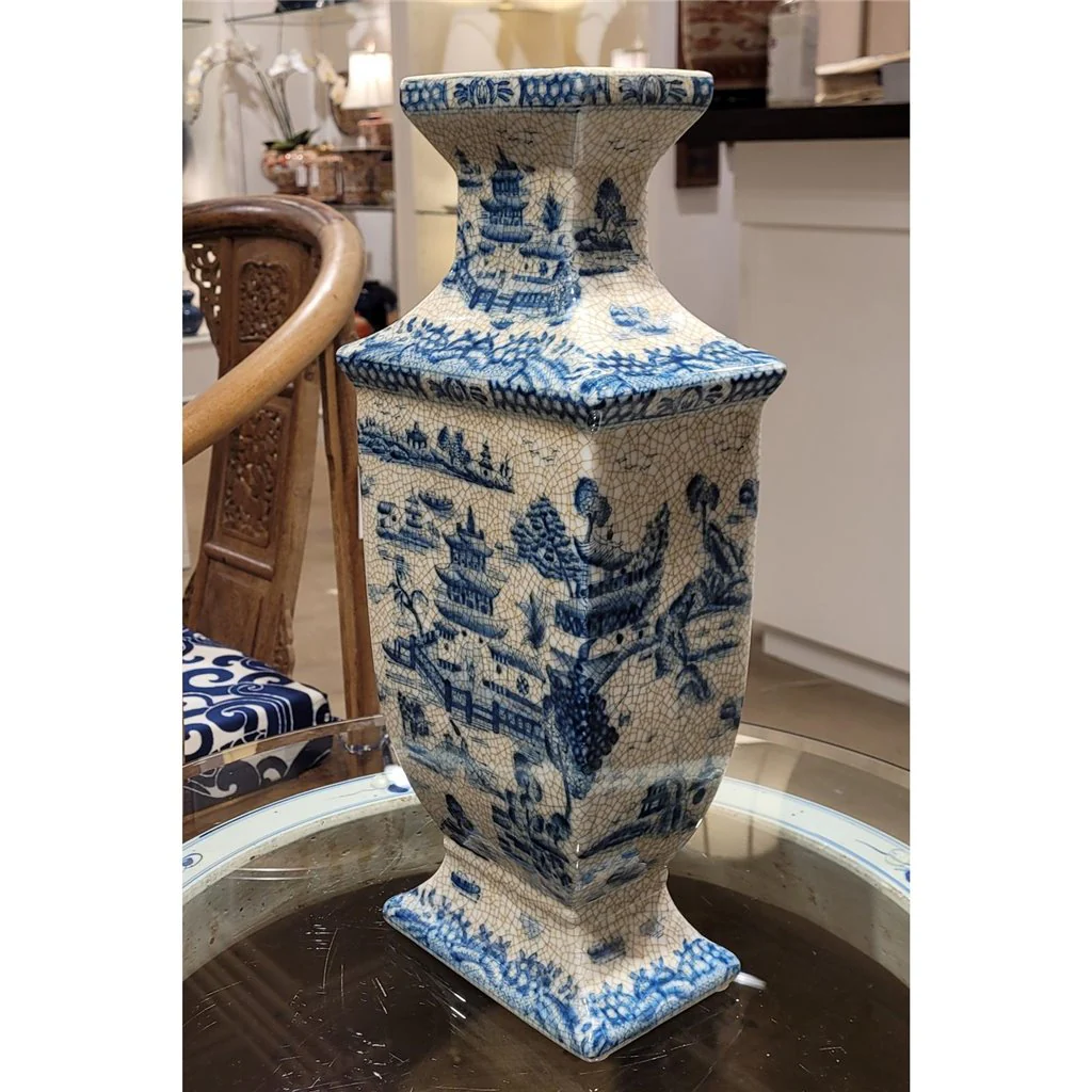 Danny's Fine Porcelain Vase - Blue Willow 60254 - Image 7