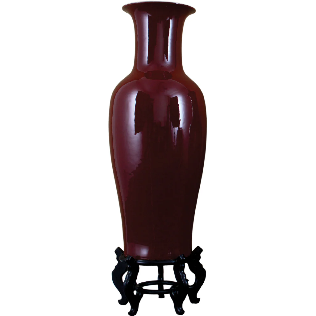 Danny's Fine Porcelain Vase - Oxblood Red 41026