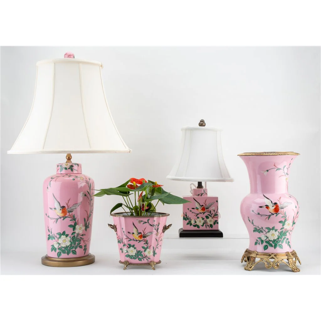 Danny's Fine Porcelain Vase - Pink Garden 60994 - Image 10