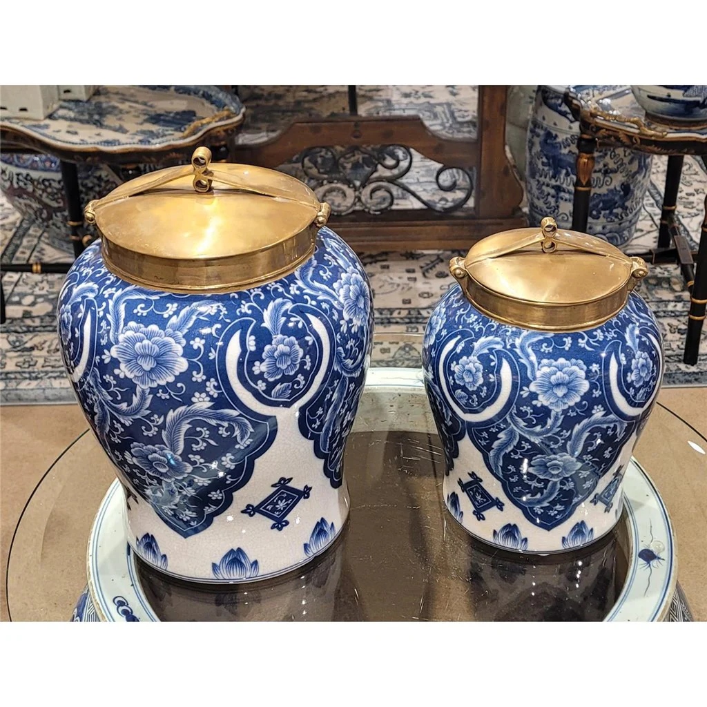 Danny's Fine Porcelain Warrior Jar With Bronze Lid - Qipao (Large) 14088 - Image 8