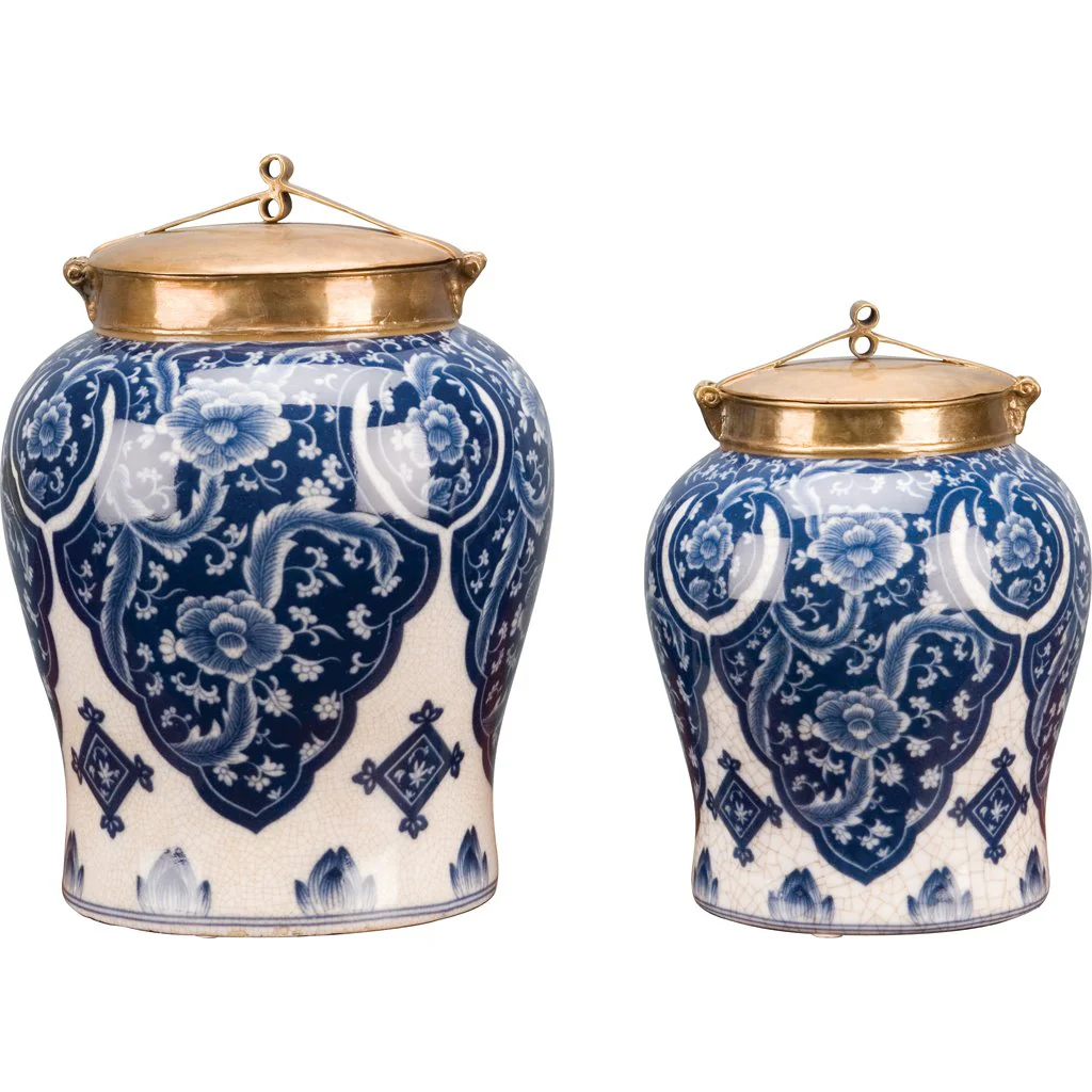 Danny's Fine Porcelain Warrior Jar With Bronze Lid - Qipao (Large) 14088 - Image 9