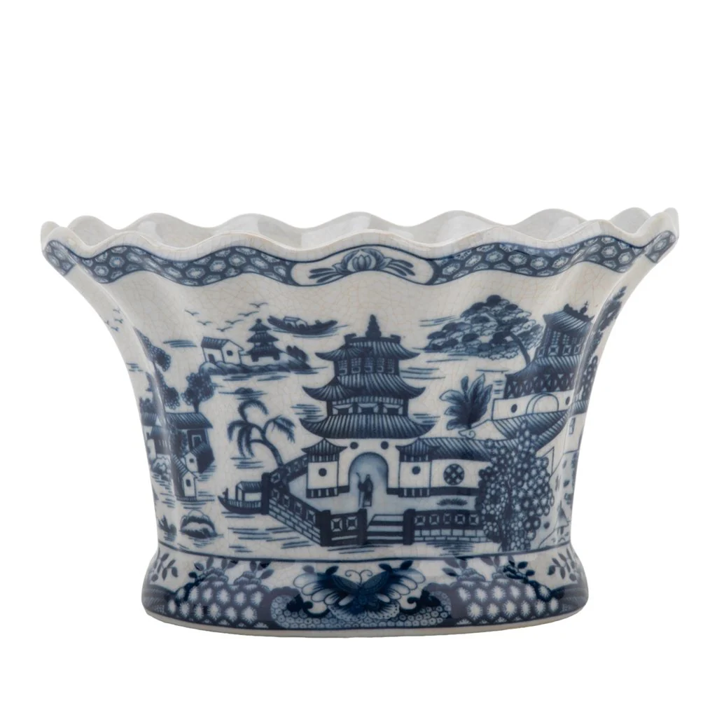 Danny's Fine Porcelain Wine Cooler - Blue Willow 14262